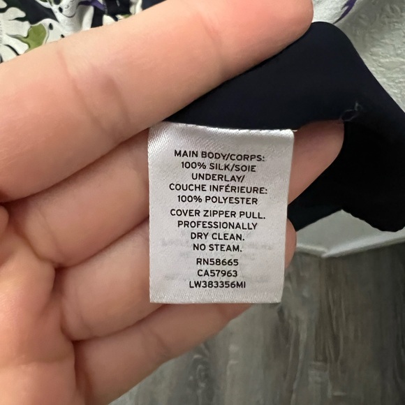 Lewitt Silk Kimono Midi Dress Floral Ruched Skirt Dolman Sleeve - Picture 7 of 13